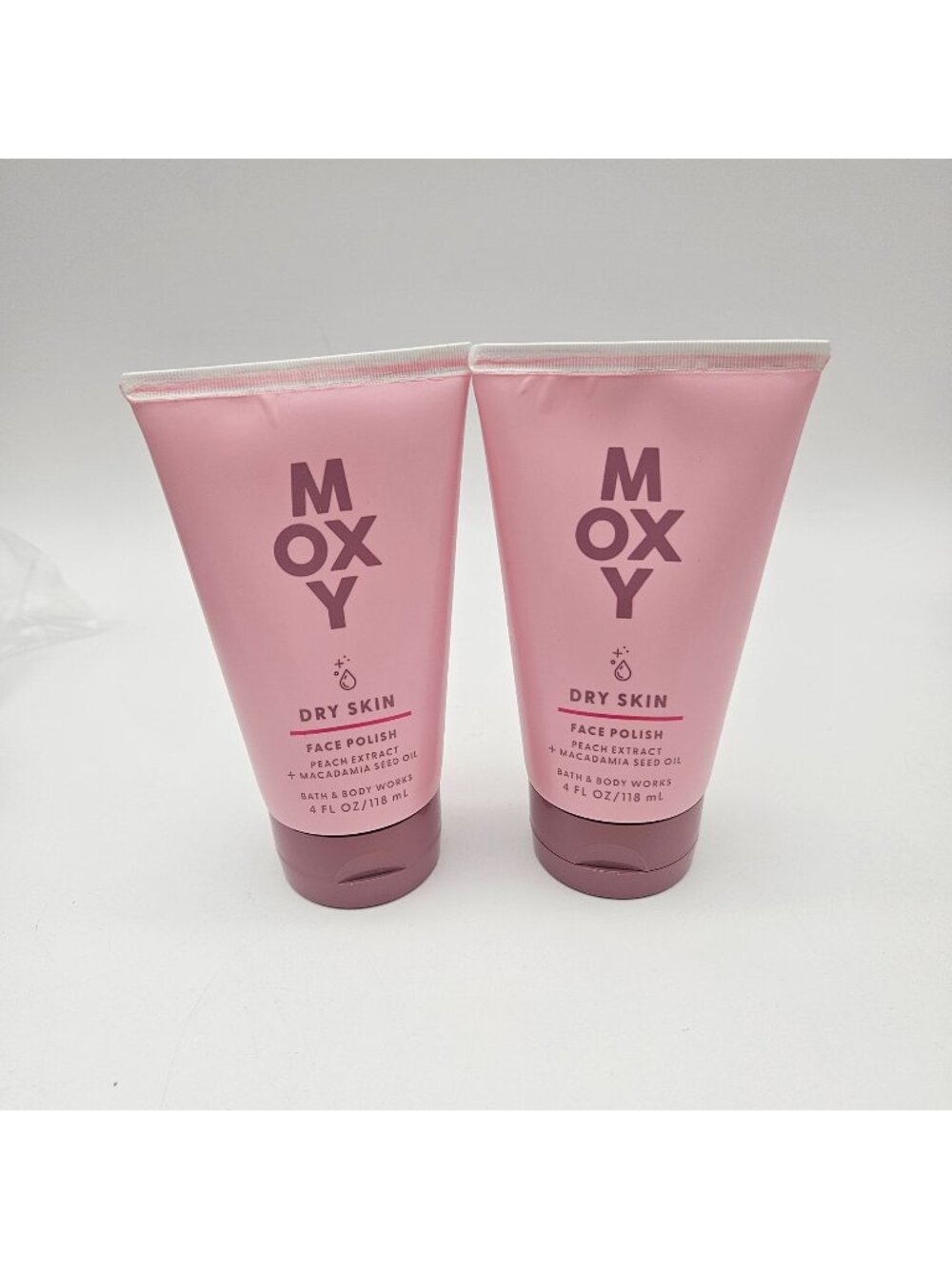 BBW Bath Body Works Moxy Dry Skin Face Polish Exfoliator Lot of 2